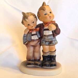 Vintage Goebel Hummel Good Friends 5" Figurine Boys Max And Moritz TMK 6 RARE